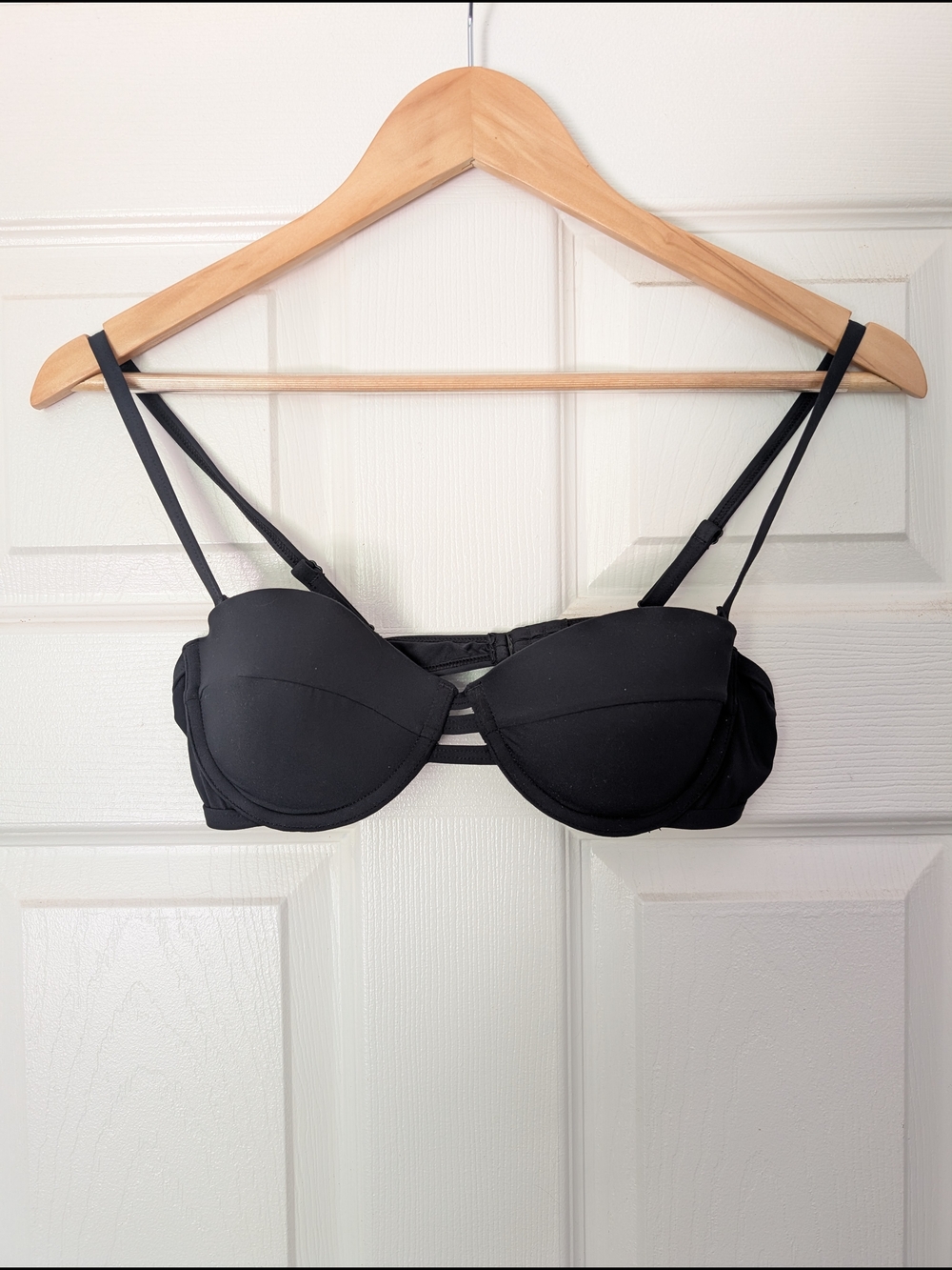 Black Push-Up Swimsuit Bra